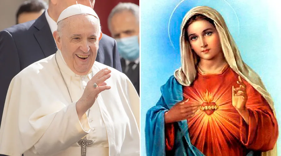 La bella reflexión del Papa sobre el Corazón Inmaculado de María en su día