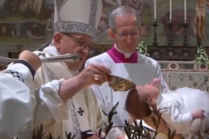 Homilía del Papa Francisco en la fiesta del Bautismo del Señor