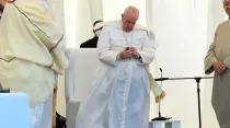 El Papa Francisco en Irak. Crédito: Vatican Media