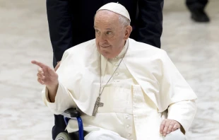 Papa Francisco. Cru00e9dito: Daniel Ibu00e1u00f1ez / ACI Prensa 