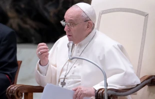 Papa Francisco. Cru00e9dito: Daniel Ibu00e1u00f1ez / ACI Prensa 