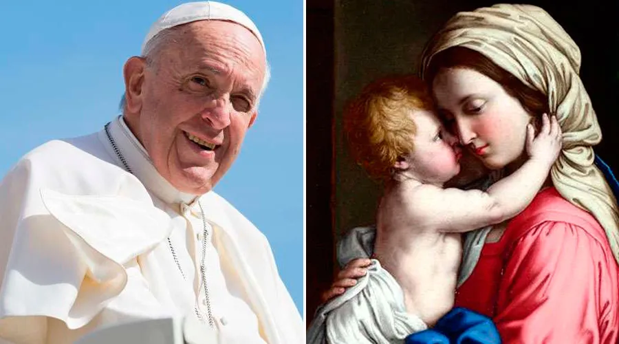 Mes de María: El Papa pide rezar a la Virgen para combatir las fuerzas del mal