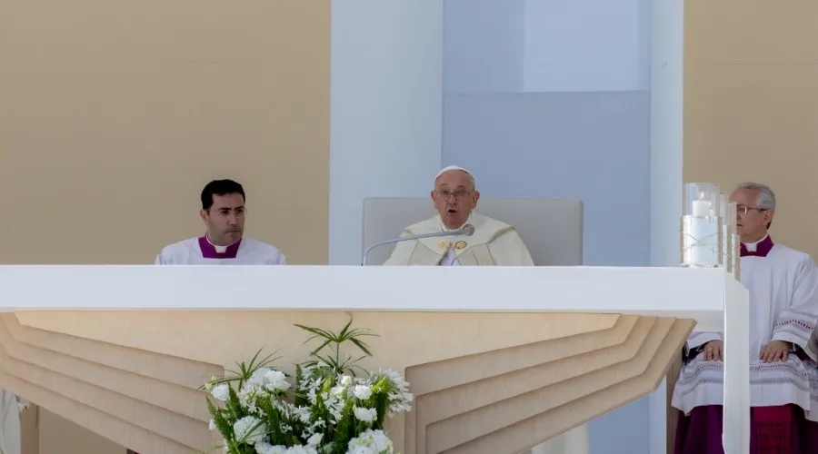 El Papa Francisco en la misa de clausura de la JMJ en el Parque Tejo. Crédito: Daniel Ibañez/ACI Prensa?w=200&h=150