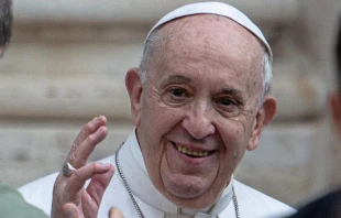 Papa Francisco. Cru00e9dito: Daniel Ibu00e1u00f1ez / ACI Prensa 