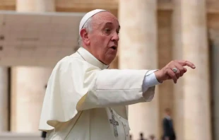 Papa Francisco. Cru00e9dito: Daniel Ibu00e1u00f1ez / ACI Prensa 