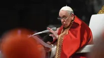 El Papa Francisco celebró la Misa en la solemnidad de San Pedro y San Pablo este j29 de junio. Créditos: Vatican Media