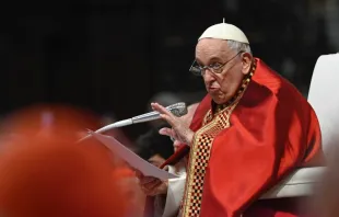 El Papa Francisco celebró la Misa en la solemnidad de San Pedro y San Pablo este j29 de junio. Créditos: Vatican Media 