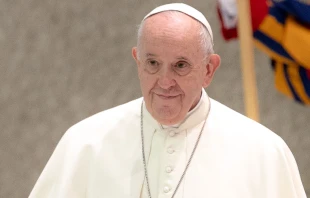 Papa Francisco. Cru00e9dito: Daniel Ibu00e1u00f1ez / ACI Prensa 