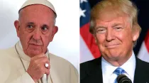 El Papa Francisco y Donald Trump / Fotos: Alan Holdren (ACI Prensa) - Gage Skidmore (Wikipedia CC-BY-SA-3.0)