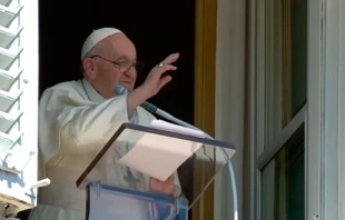 El Papa Francisco en el u00c1ngelus de este domingo. Cru00e9dito: Youtube / Captura de video Vatican Media 