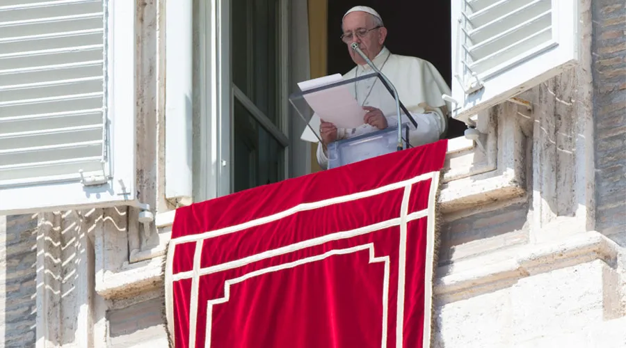 El Papa habla desde el Palacio Apostólico. Foto: Vatican Media