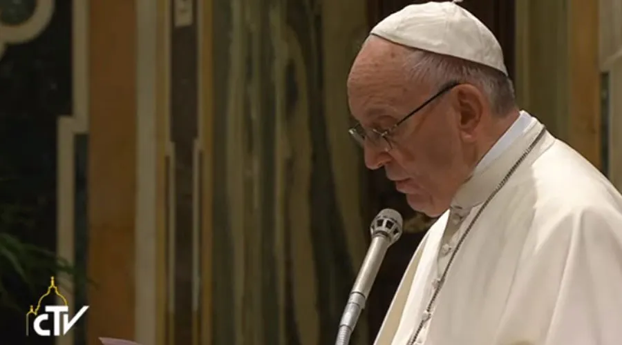 El Papa Francisco pronuncia su discurso. Foto: Captura de Youtube?w=200&h=150