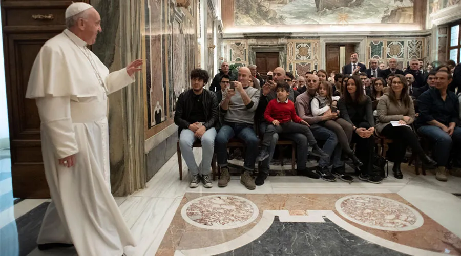 El Papa Francisco a su llegada a la audiencia. Foto: Vatican Media?w=200&h=150