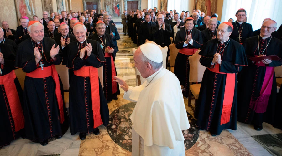 El Papa saluda a los participantes en la audiencia. Foto: L'Osservatore Romano?w=200&h=150