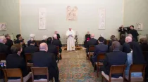 El Papa con los participantes en el Capítulo General. Foto: Vatican Media