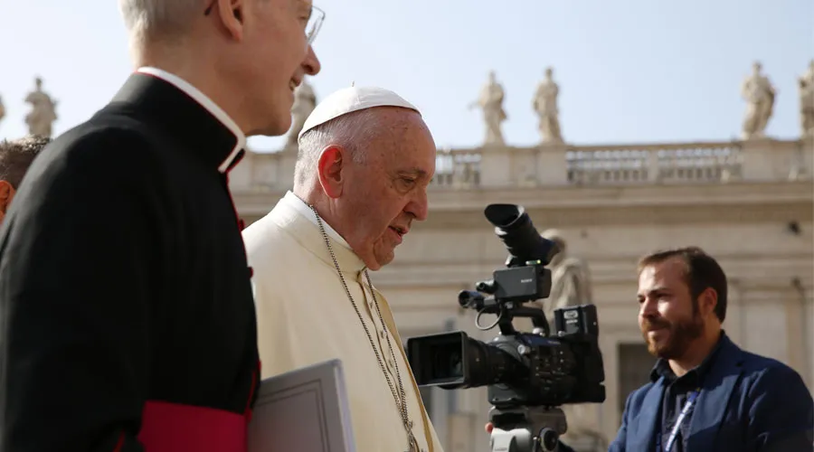 El Papa Francisco en la plaza de San Pedro. Foto: Alexey Gotovskiy / ACI Prensa?w=200&h=150
