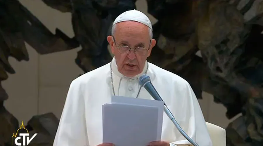 El Papa Francisco durante su discurso / Foto: Captura Youtube?w=200&h=150