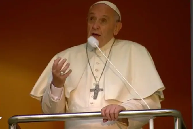 Papa Francisco pide a jóvenes rezar por todos los “Jesús” que hoy sufren en el mundo