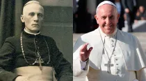 El Beato Teofilo Matulionis y el Papa Francisco. Foto: L'Osservatore Romano y ACI Prensa