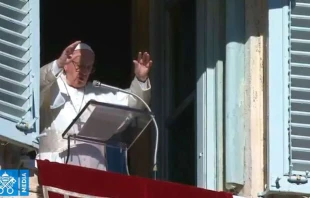 El Papa Francisco en el u00c1ngelus. Captura Youtube 