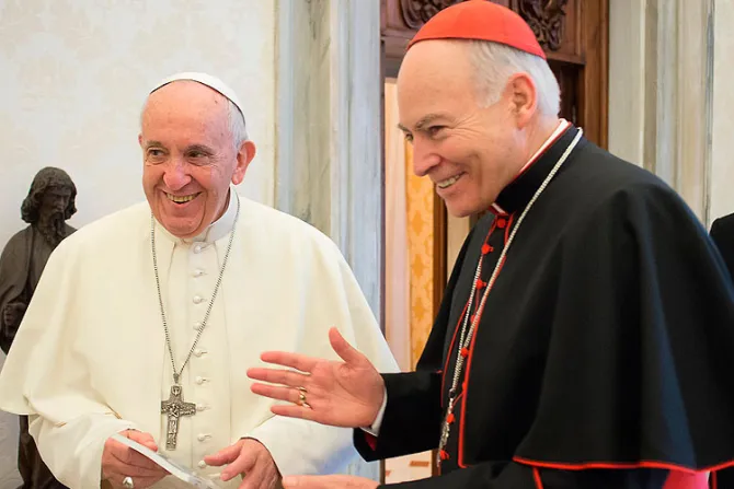 Papa Francisco y Cardenal Aguiar Retes abordan retos de la Iglesia en México