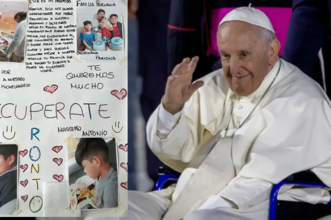 El Papa Francisco recibe conmovedora carta escrita por niños mientras se recupera de cirugía