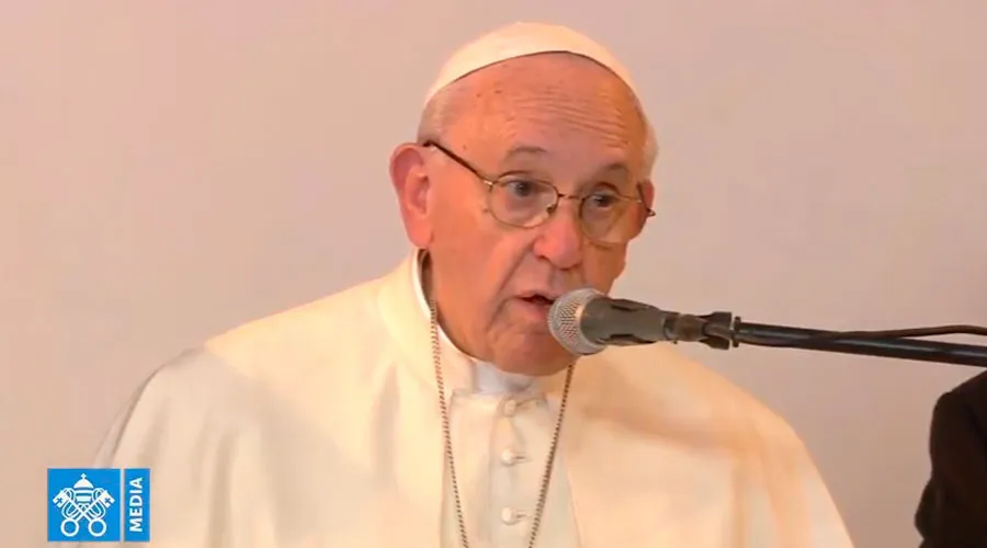 El Papa pronuncia su discurso. Foto: Captura Youtube?w=200&h=150