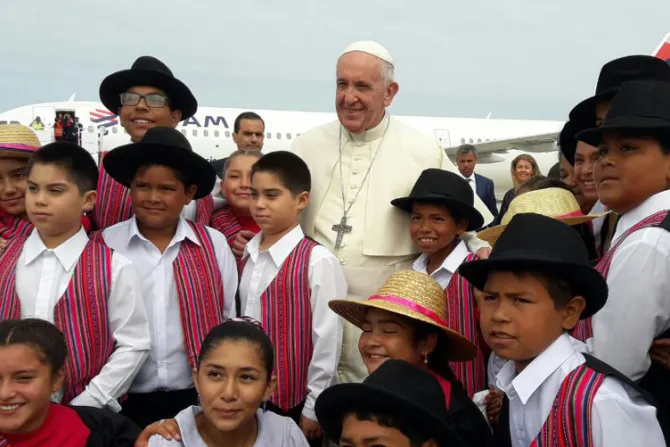 Este fue uno de los encuentros que más emocionó al Papa Francisco en su viaje a Chile