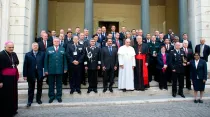 El Papa Francisco durante la Cumbre contra trata de personas de 2014 / Foto: L'Osservatore Romano