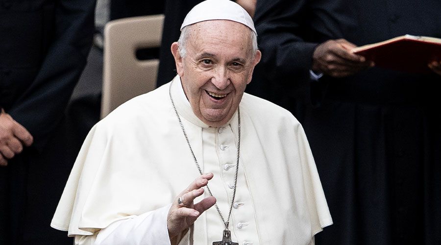 Papa Francisco, 14 de octubre de 2020 / Crédito: Daniel Ibañez - ACI Prensa
