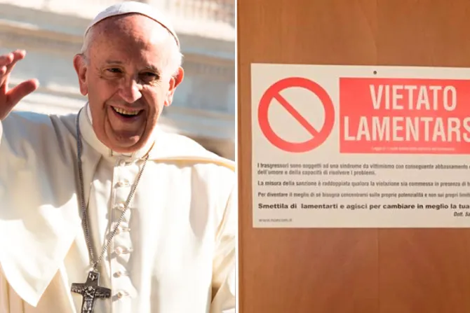 VIRAL: La advertencia que el Papa puso en la entrada de su habitación en Santa Marta