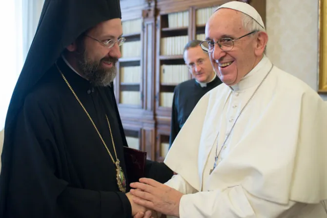 El Papa llama a avanzar en la comunión sin uniformidad entre católicos y ortodoxos