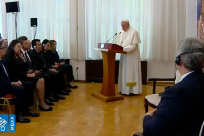 El Papa destaca el ejemplo de convivencia de los ciudadanos de Macedonia del Norte