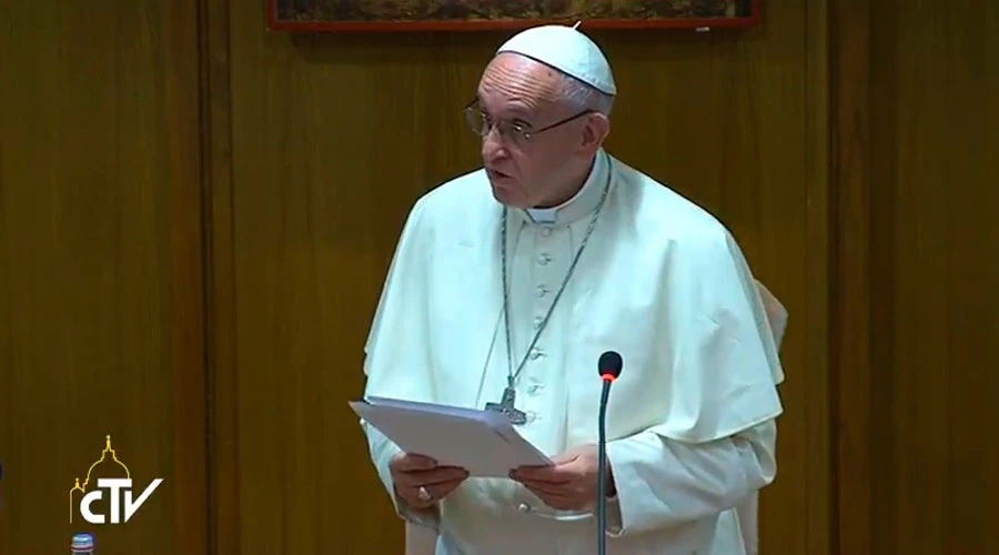 El Papa Francisco pronuncia su discurso. Foto: Captura Youtube?w=200&h=150