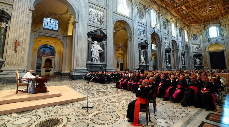 El Papa Francisco en San Juan de Letrán. Foto: Vatican Media?w=200&h=150