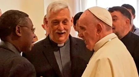 El Papa Francisco visita a jesuitas por la fiesta de San Ignacio de Loyola
