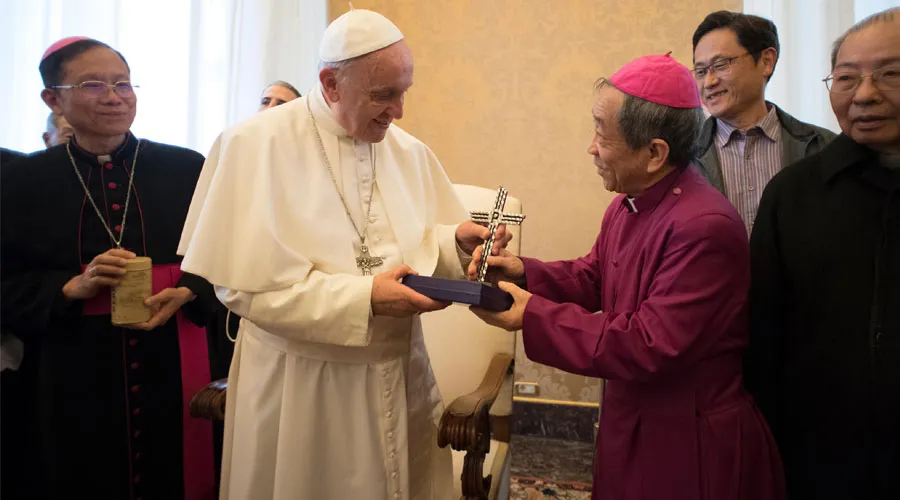 El Papa recibe a los líderes cristianos de Taiwan. Foto: L'Osservatore Romano?w=200&h=150