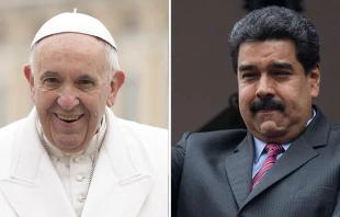 El Papa Francisco - Nicolu00e1s Maduro / Foto: Daniel Ibu00e1u00f1ez (ACI Prensa) - Luis Astudillo C. / Cancilleru00eda del Ecuador 