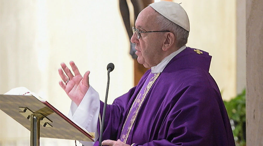 El Papa Francisco en la Misa en Casa Santa Marta. Foto: Vatican News?w=200&h=150