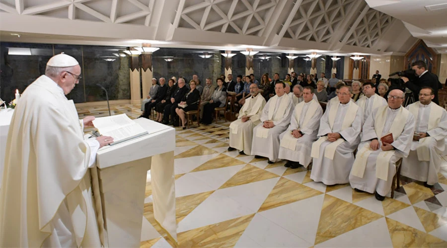 El Papa durante la Misa. Foto: Vatican Media?w=200&h=150