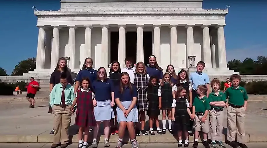 Estudiantes de Catholic Coalition for Special Education. Foto: Captura de video.