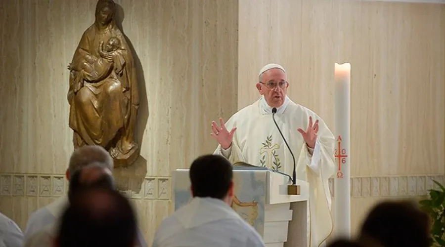 El Papa en Santa Marta. Foto: L'Osservatore Romano?w=200&h=150