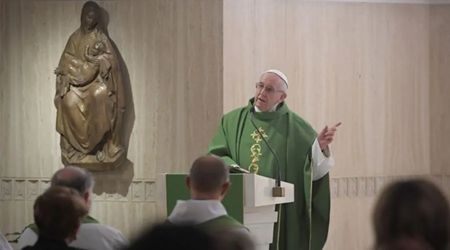 Papa Francisco en Misa en capilla de la Casa Santa Marta. Foto: L'Osservatore Romano.?w=200&h=150