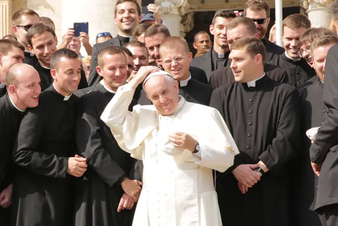 El Papa a futuros sacerdotes: El seminario es el gimnasio donde entrenan para dar la vida
