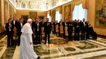El Papa recibe a los seminaristas. Foto: Vatican Media