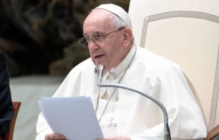 Papa Francisco. Cru00e9dito: Daniel Ibu00e1u00f1ez / ACI Prensa 