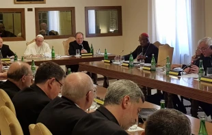 El Papa Francisco presidiu00f3 las sesiones de trabajo. Foto: Secretaru00eda para el Su00ednodo 