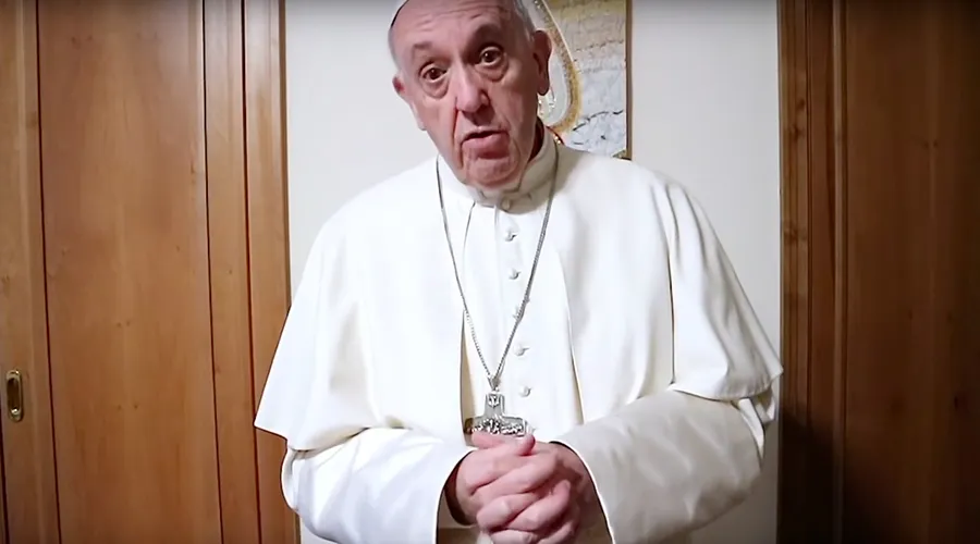Papa Francisco en un momento del mensaje. Foto: Captura de pantalla de Youtube. ?w=200&h=150