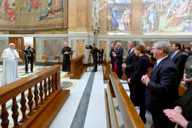El Papa Francisco recibe por segunda vez en una semana a los Caballeros de Colón