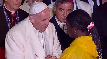 Esta mujer perdió a su familia en ataque y hoy compartió su crudo testimonio con el Papa
